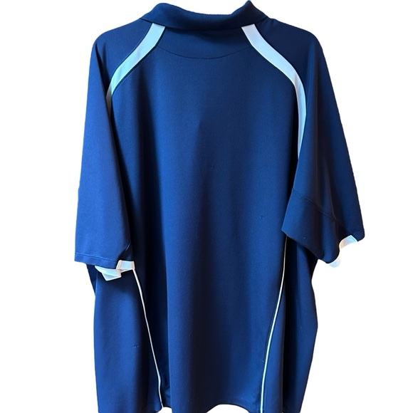 Under Armor Blue Polo Short Sleeve Heatgear Shirt 4XL - Picture 4 of 6